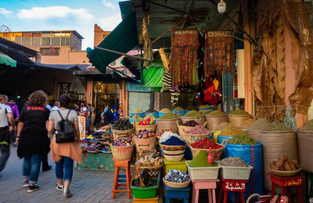 explore the souks and haggle as a fun friends activity in marrakech