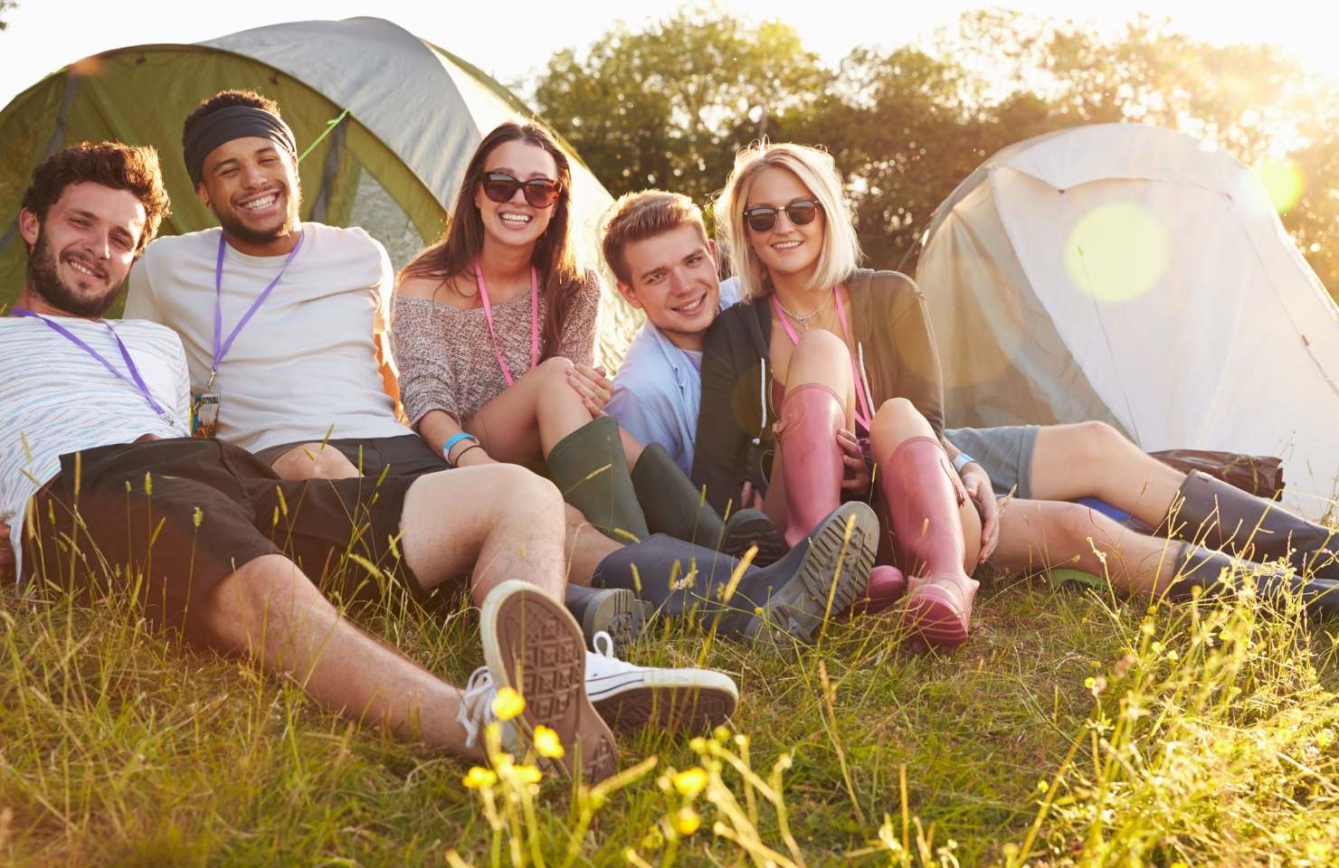 camping entre amis 