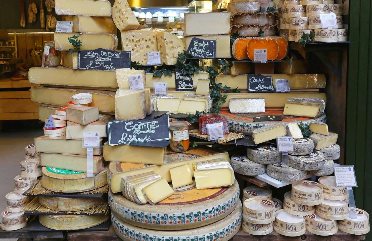 variety of cheese in london 