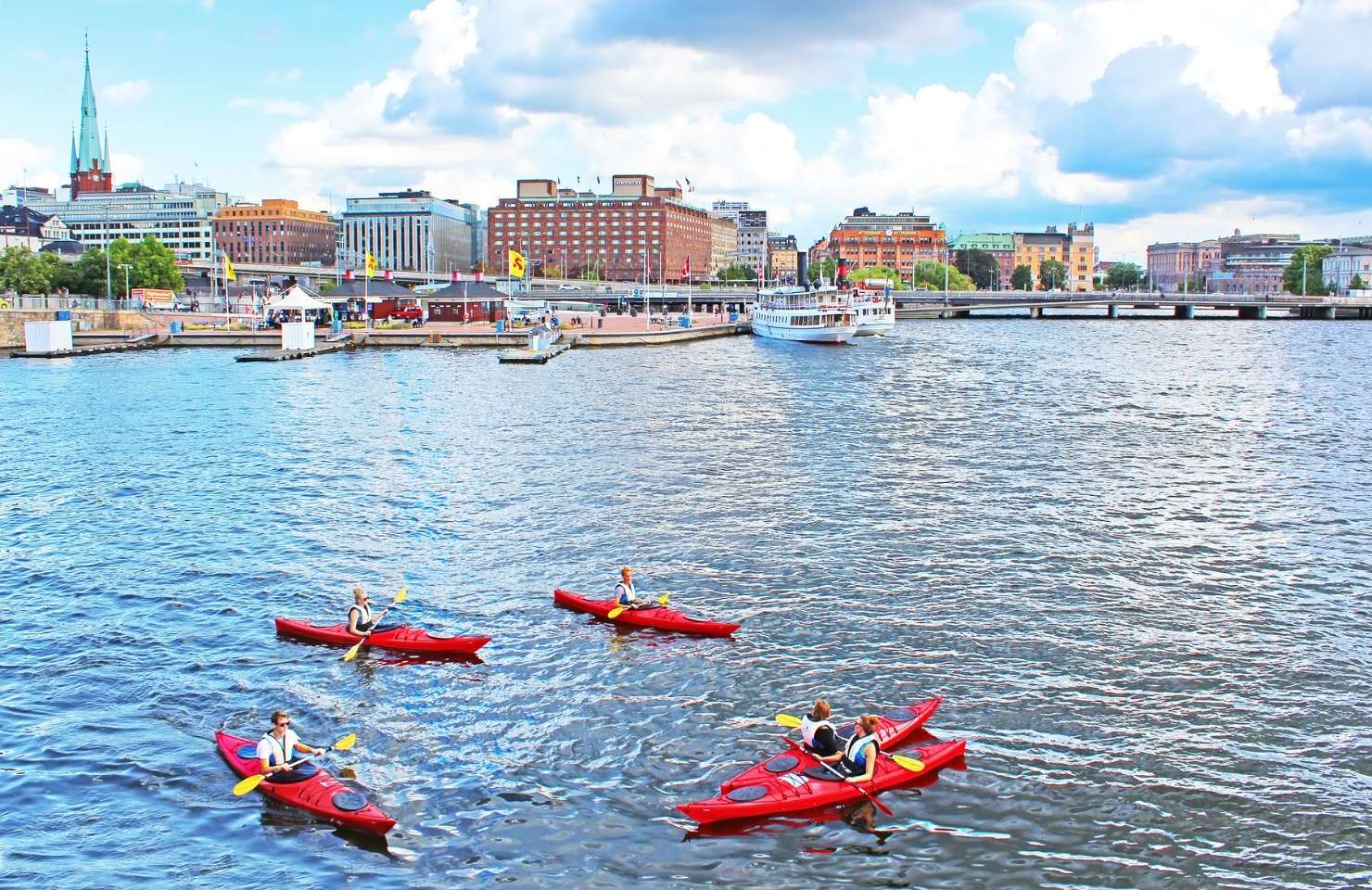 kayak in Stockholm 