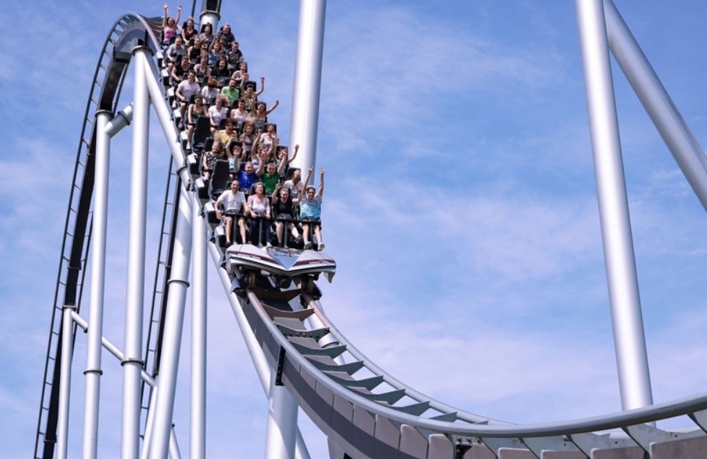 le Silver Star dans le meilleur parc attraction d'Europe Europapark