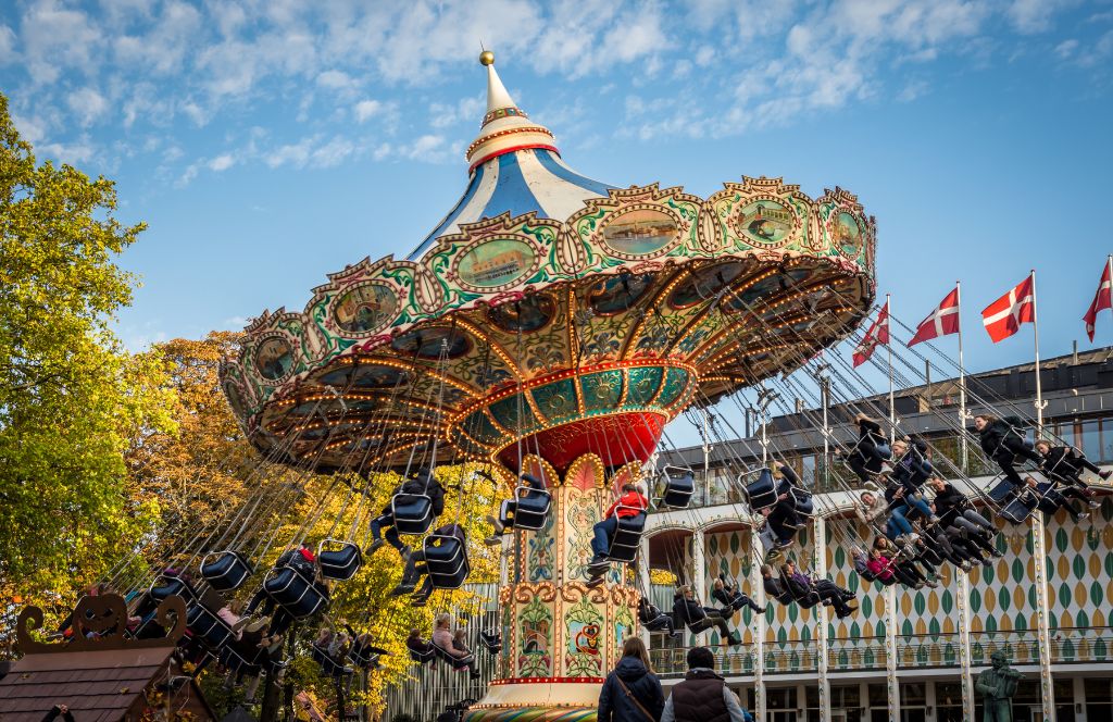 Tivoli Gardens in Denmark - one of the best theme parks in Europe