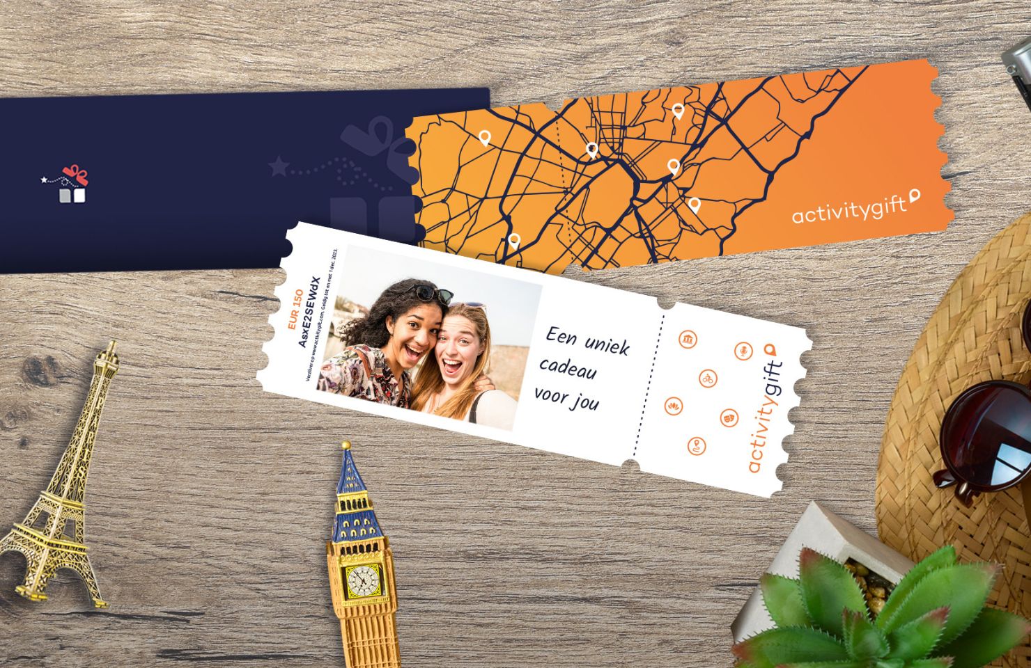 Better than socks: Activitygift gift card with two girls on it