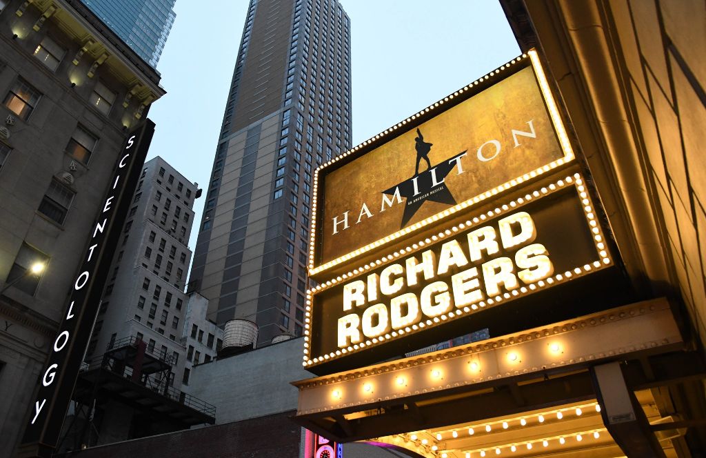 Hamilton on Broadway NYC