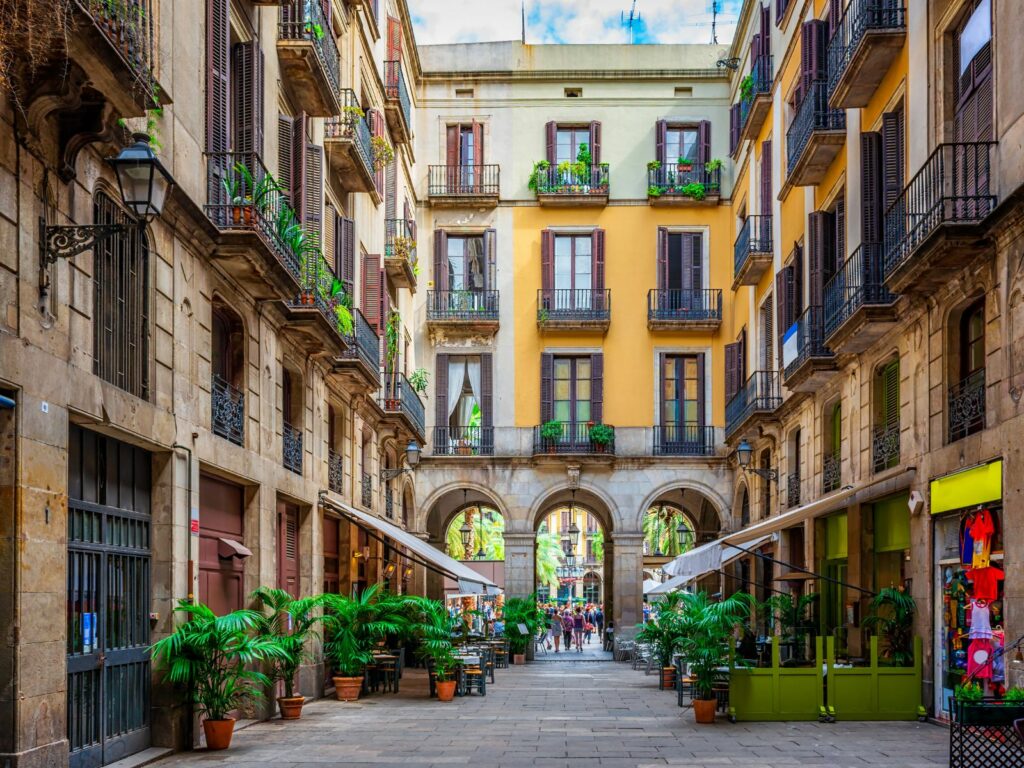 a street in barcelona