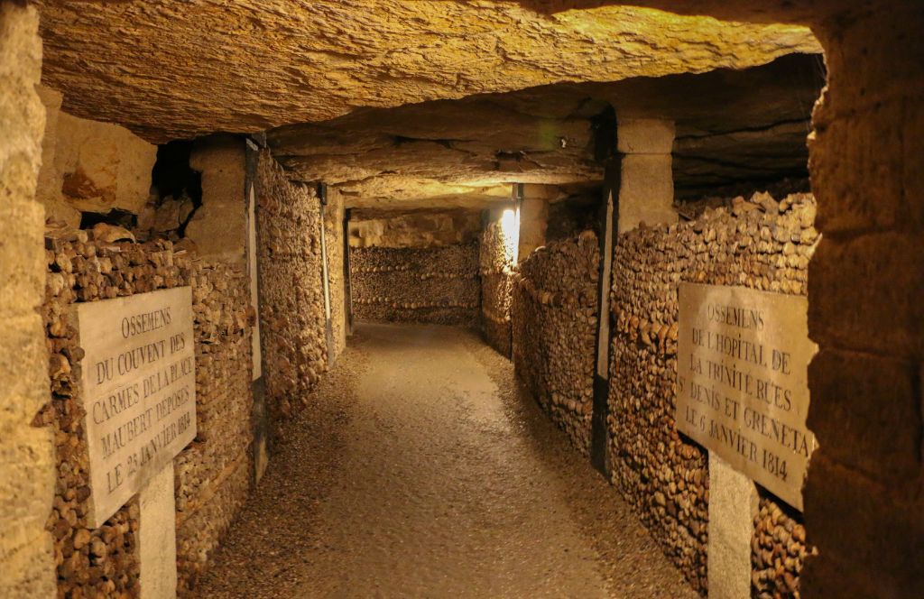 a fun activities for friends in paris is exploring the catacombs