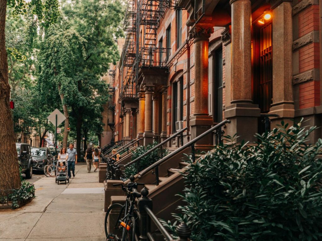 a street in greenwich village new york