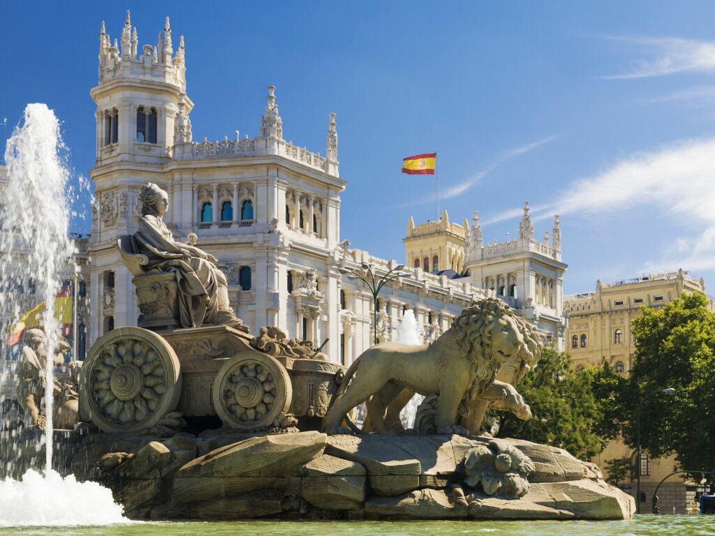 fountain in madrid