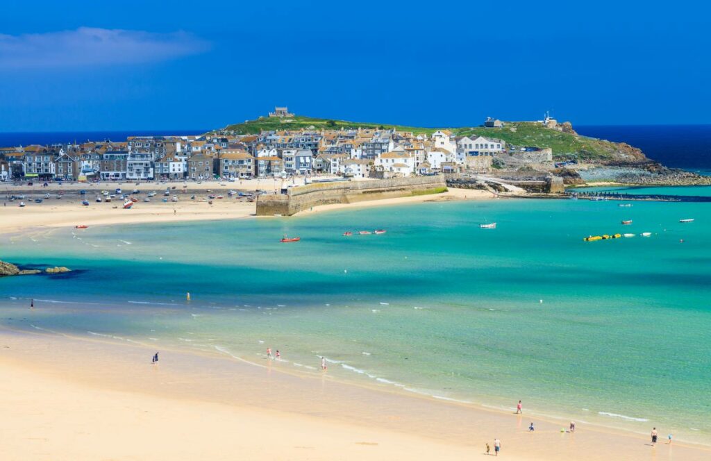 St. Ives Strand in Cornwall