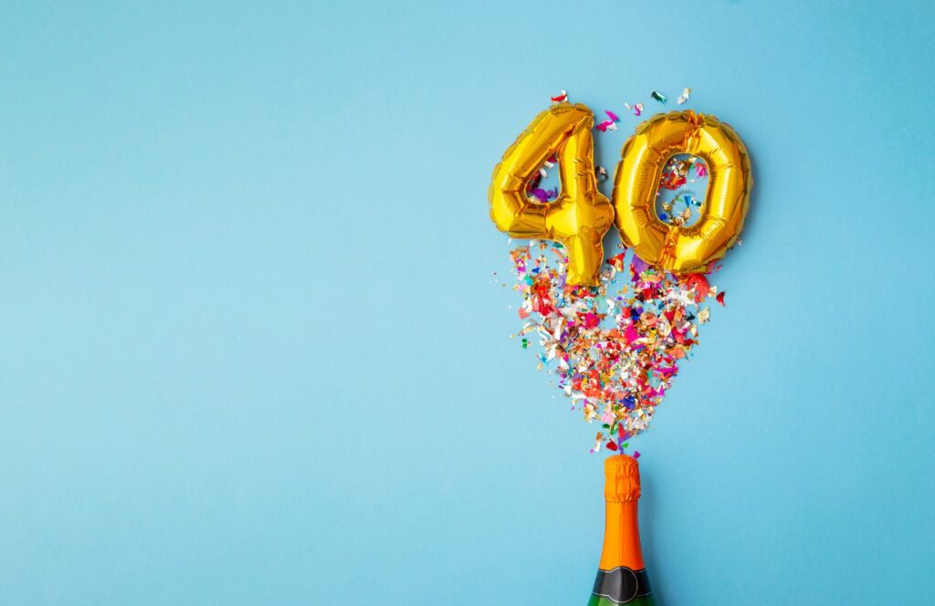 40 jaar ballonnen voor verjaardag
