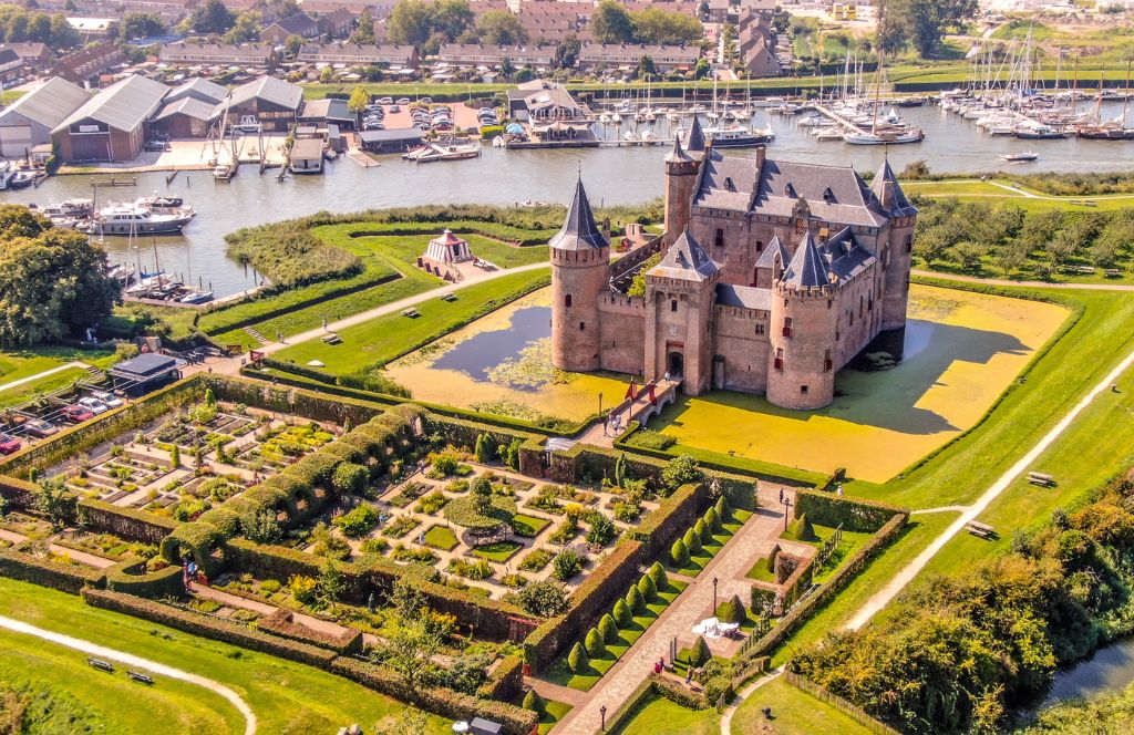 Muiderslot kasteel in Nederland