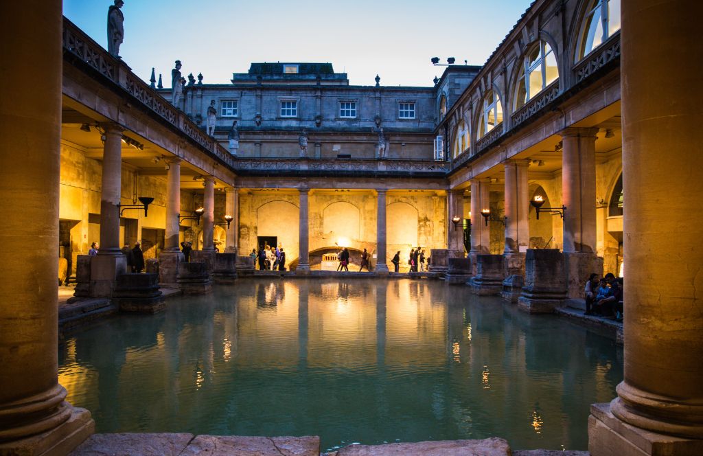 visit the roman baths as one of the best valentines day experiences