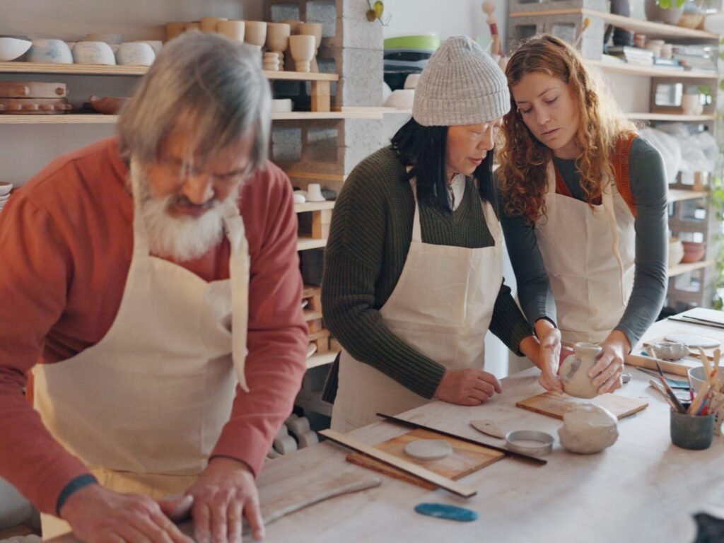 pottery gift experience for parents