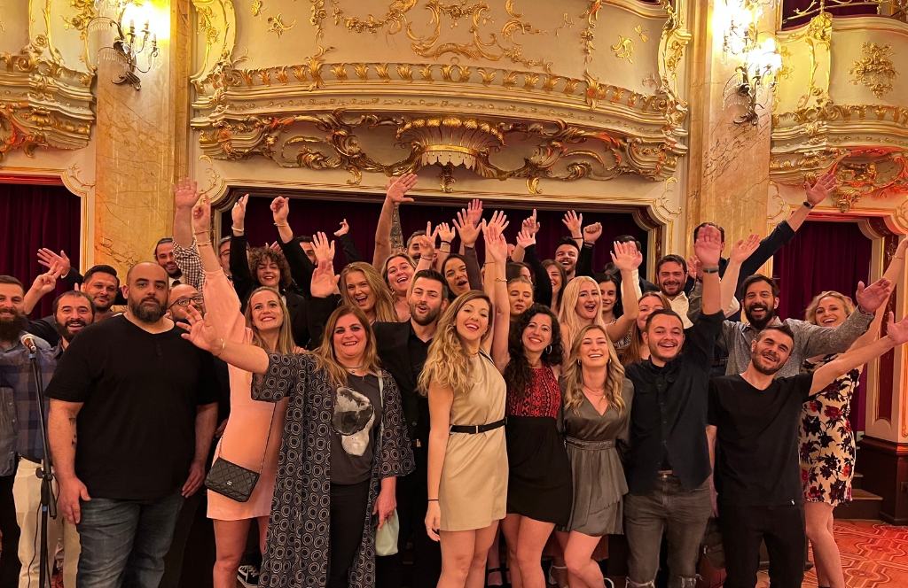 Das Experiencegift Team im Boccaccio Ballroom