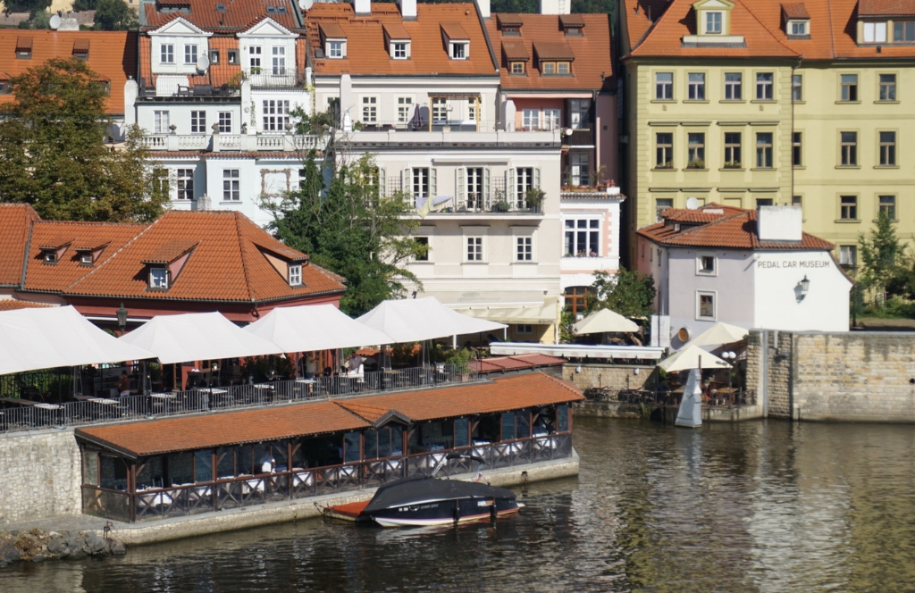 Boat ride on the Vltava River in Prague