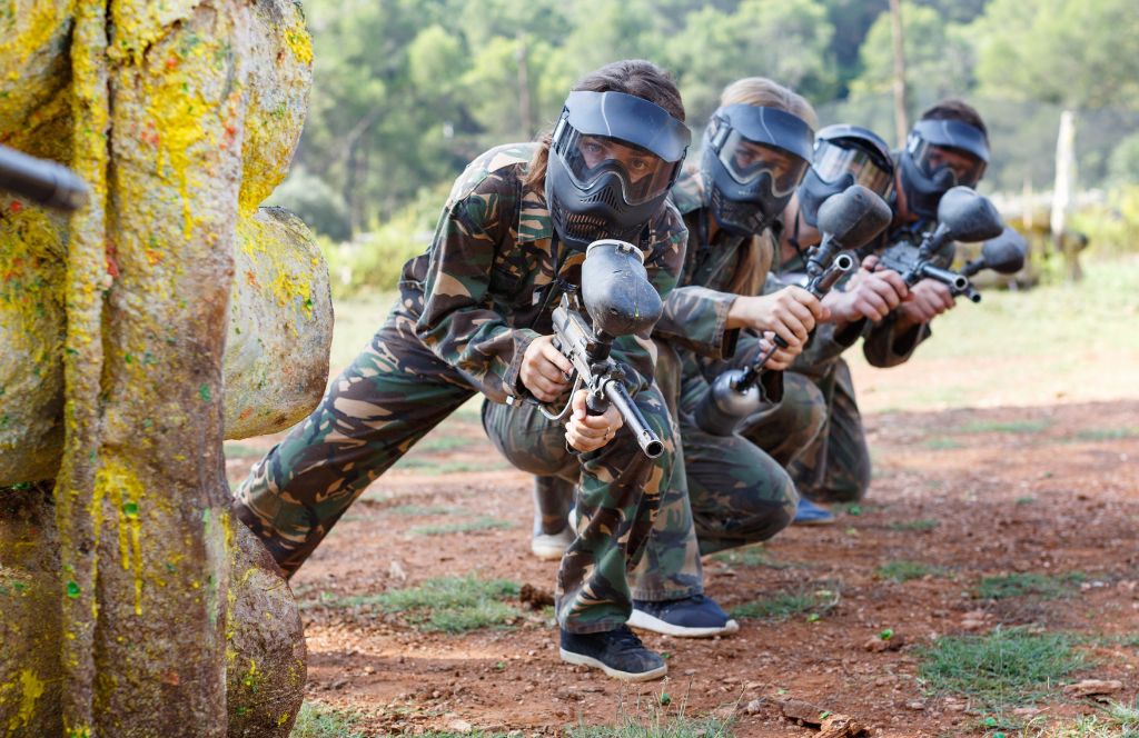 go paintballing as one of the best amsterdam stag do activities