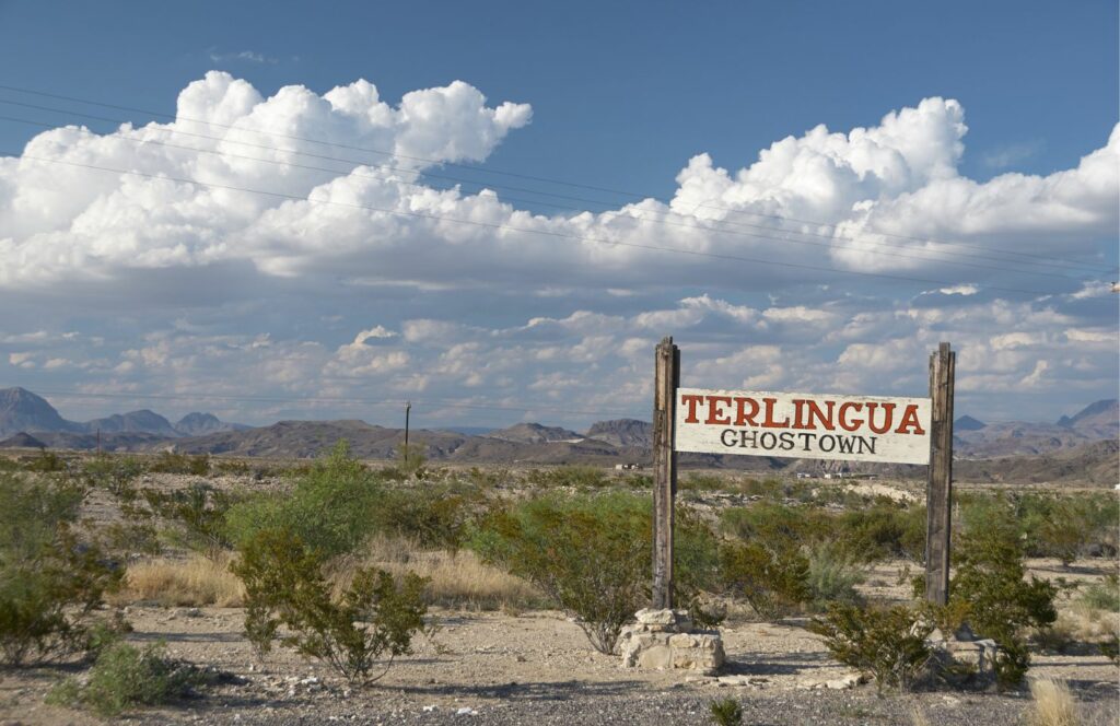 terlingua lieu à voir lors d'un voyage au texas