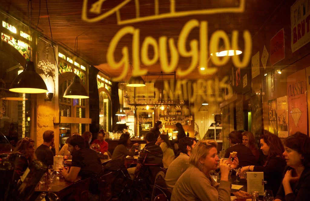 go to glouglou and sip wine as one of the best things to do in amsterdam for couples
