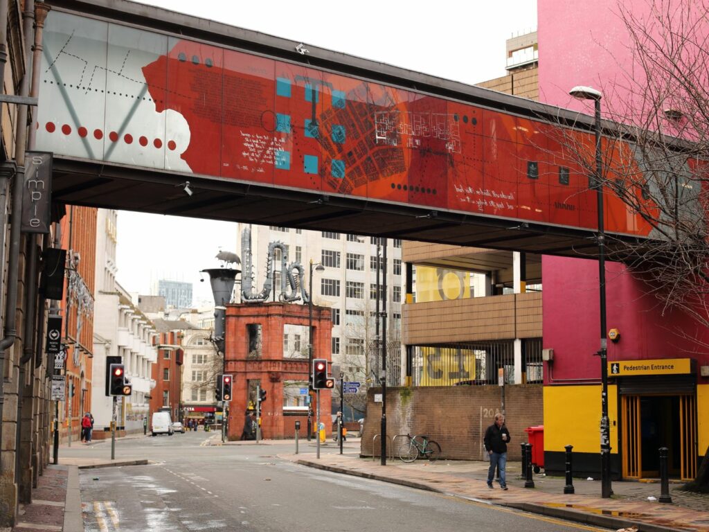 a street in Manchester's Northern Quarter