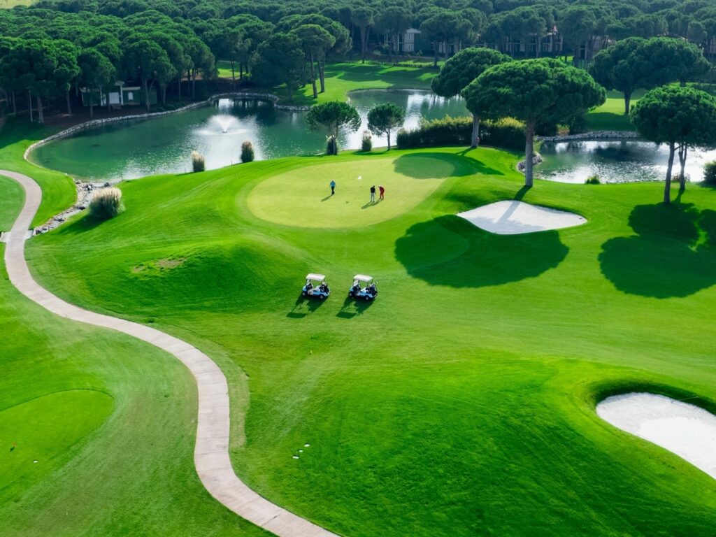 a luxury golf course in turkey