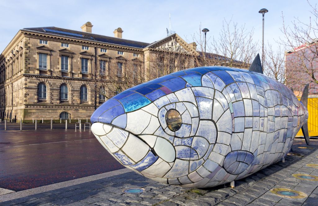 take a look at the belfast big fish when enjoying a gift experience in northern ireland