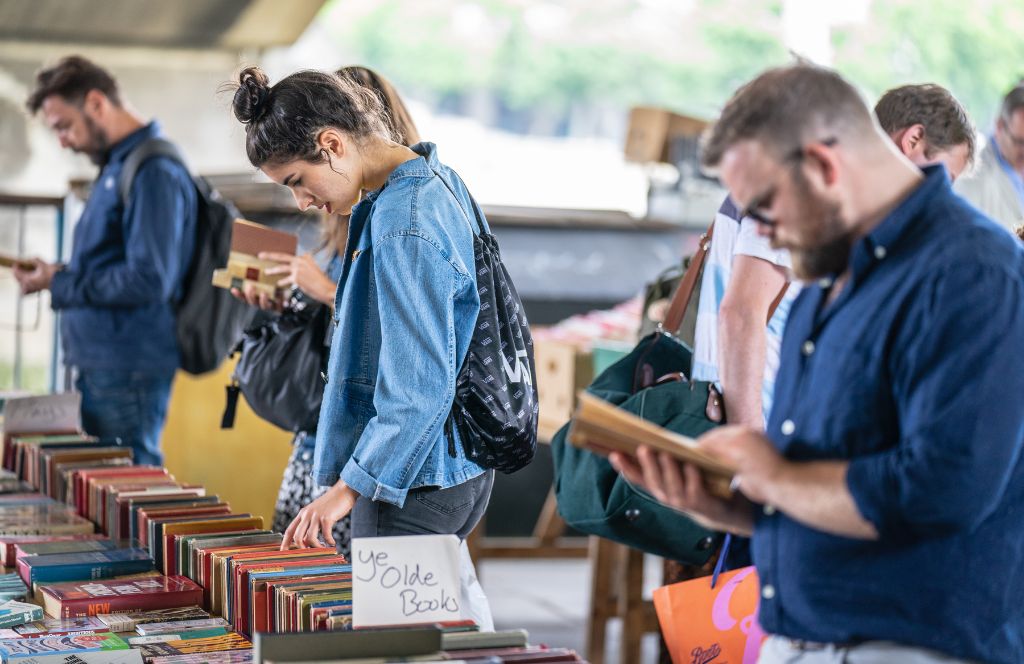 go to a book festival during the september holidays uk