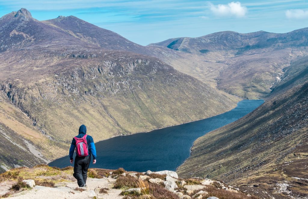 go hiking with your dad as a fun fathers day idea in ireland