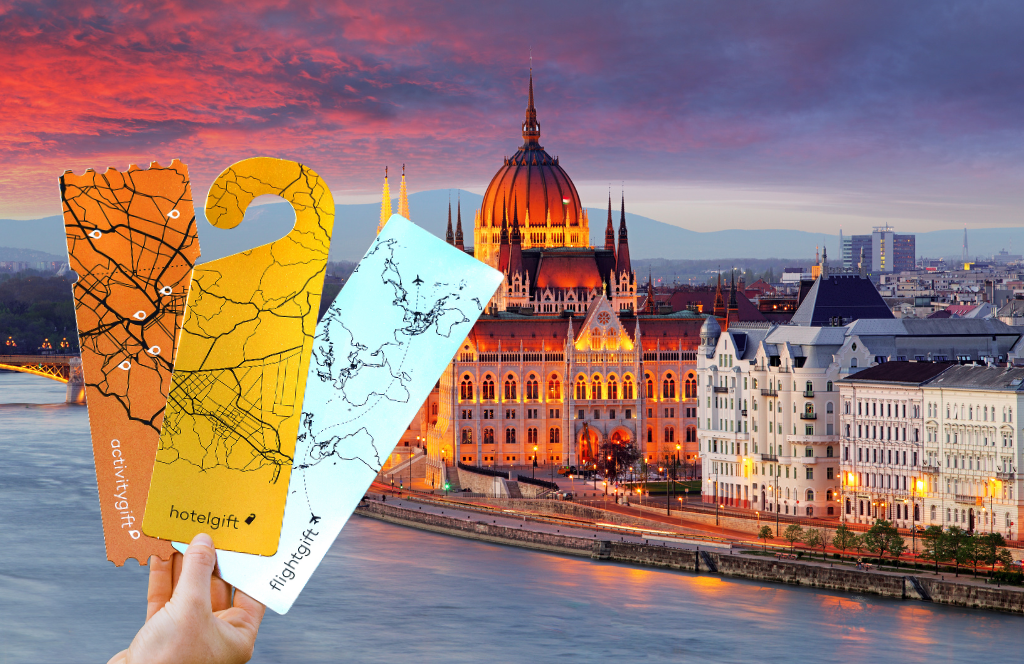 give activity gift cards for a friends holiday to budapest