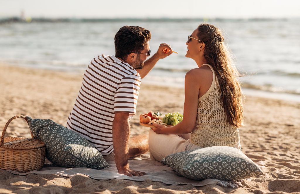 beach side picnic