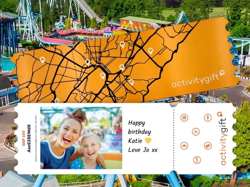 activity gift cards for theme parks