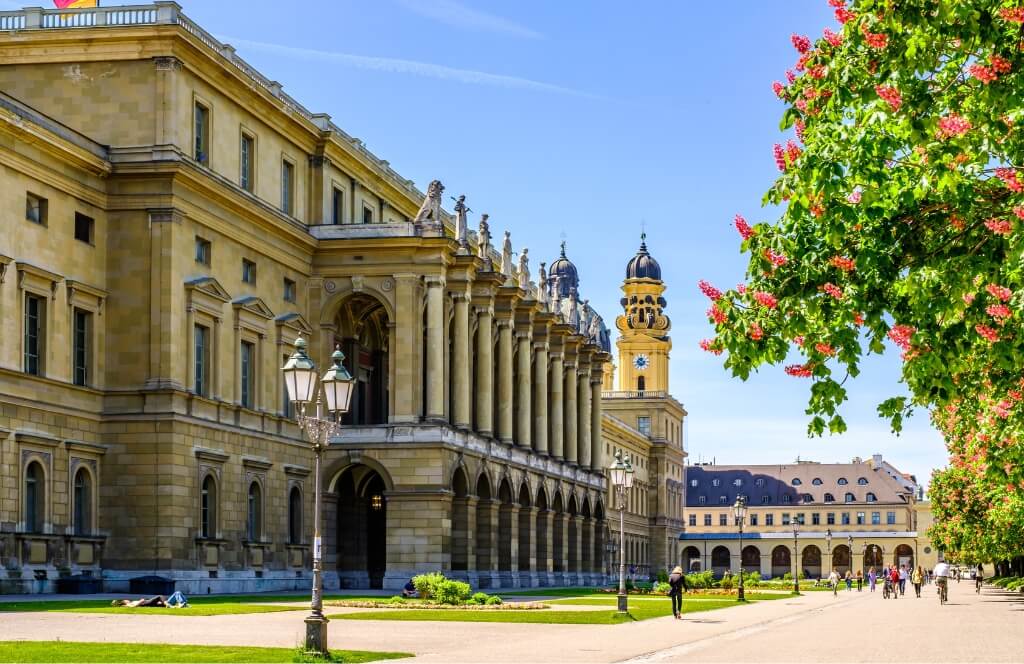 Blick auf die Residenz München