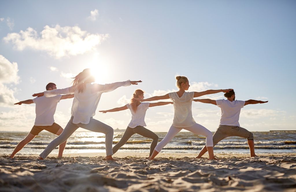 yoga and boat tour is one of the best sister experience gifts